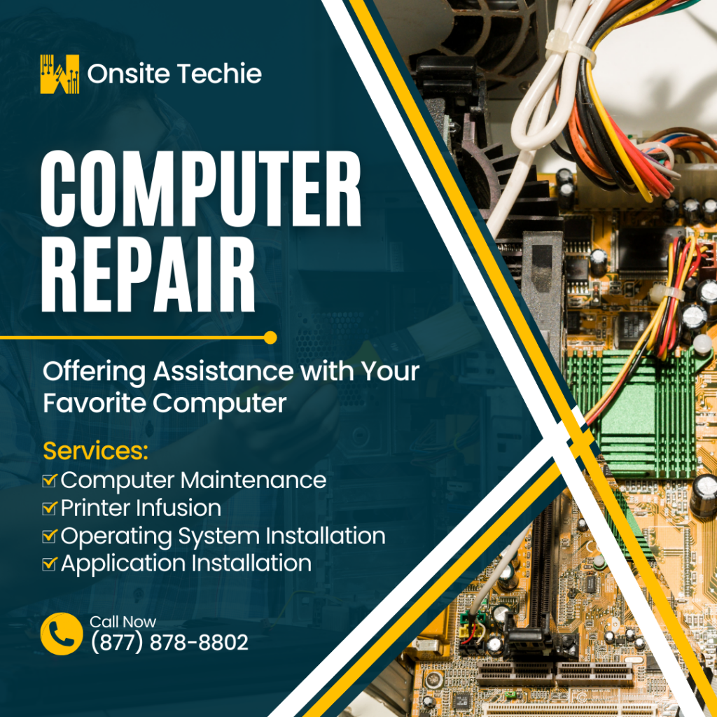 Home - 24/7 Available (877) 878-8802 - Techie Onsite Computer Repair